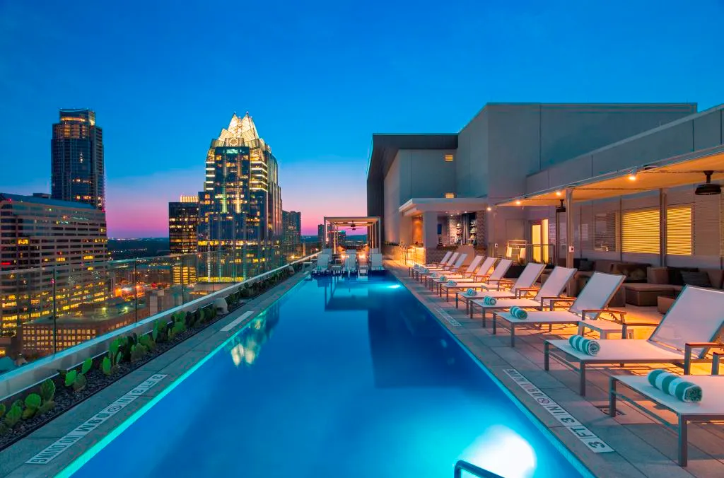 Enjoy the Rooftop Pool