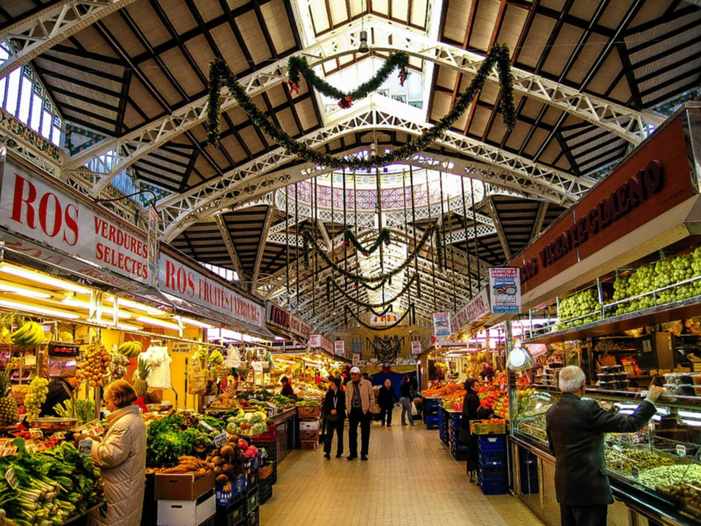 Valencia Spain Explore the Central Market