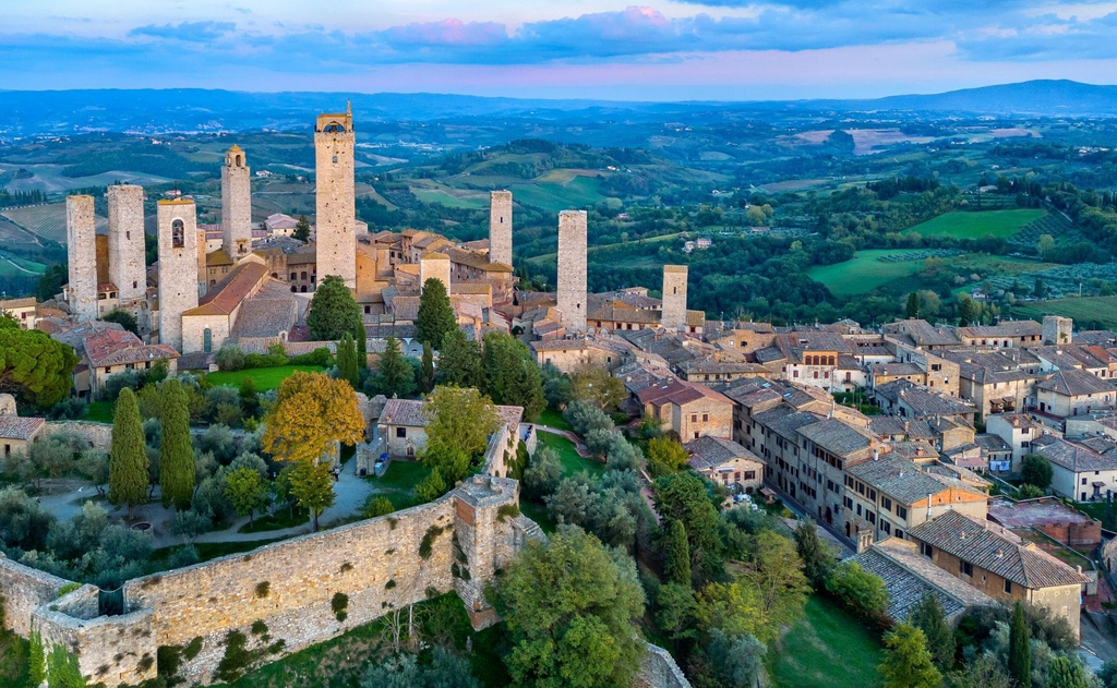 Stop in San Gimignano